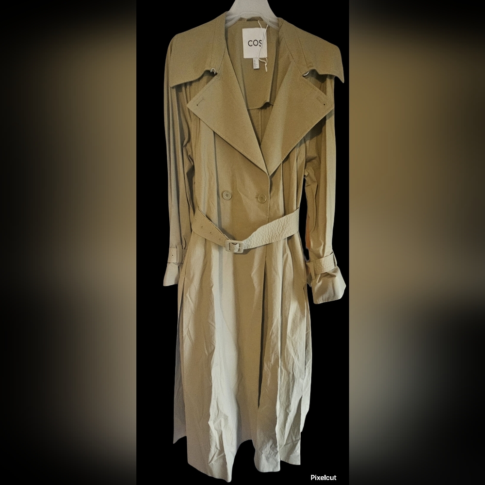 COS Beige/ Sage Trench Coat Gorgeous!!!
